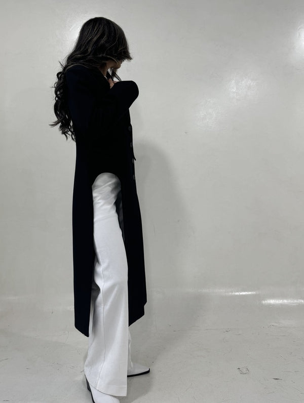 Long Blazer w/ Side Hollow