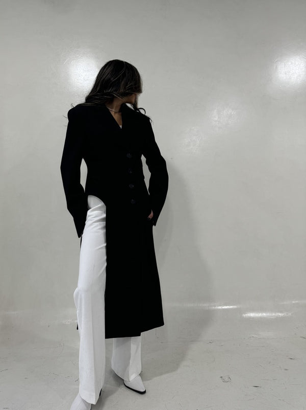 Long Blazer w/ Side Hollow