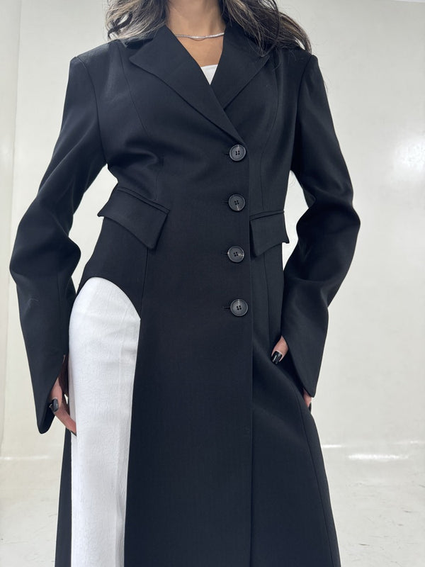 Long Blazer w/ Side Hollow