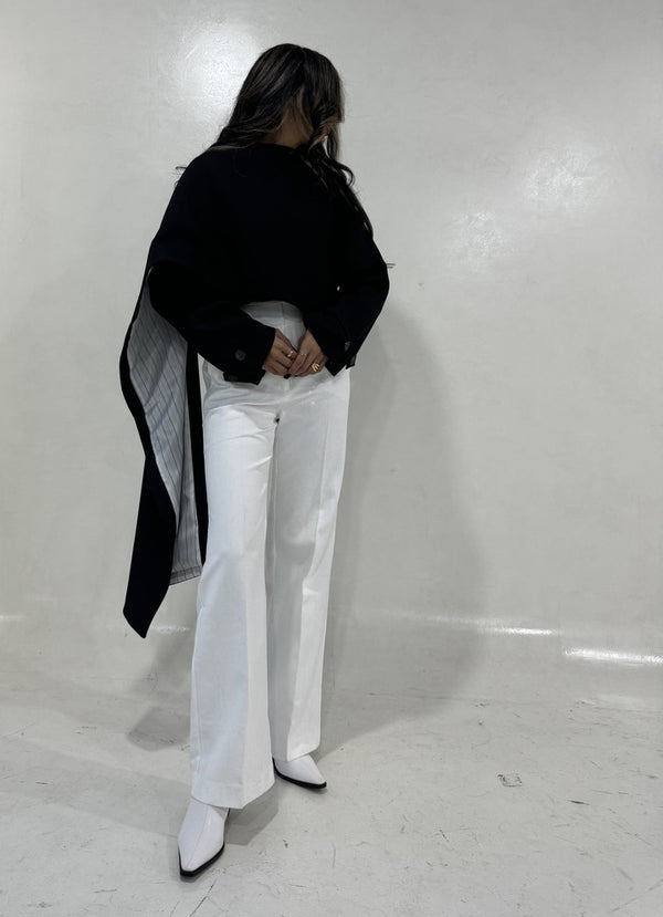 Irregular Crop Cloak