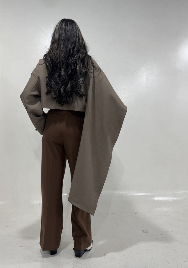 Irregular Crop Cloak