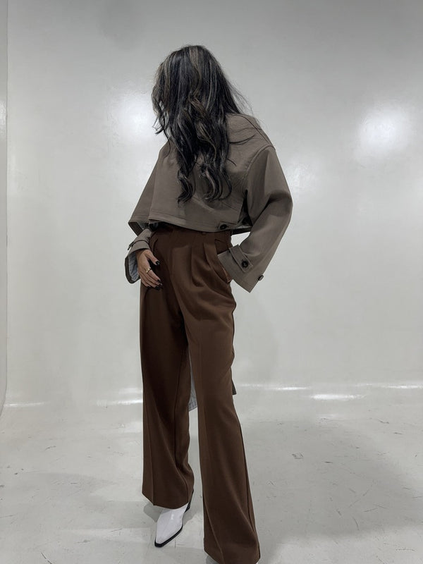 Irregular Crop Cloak