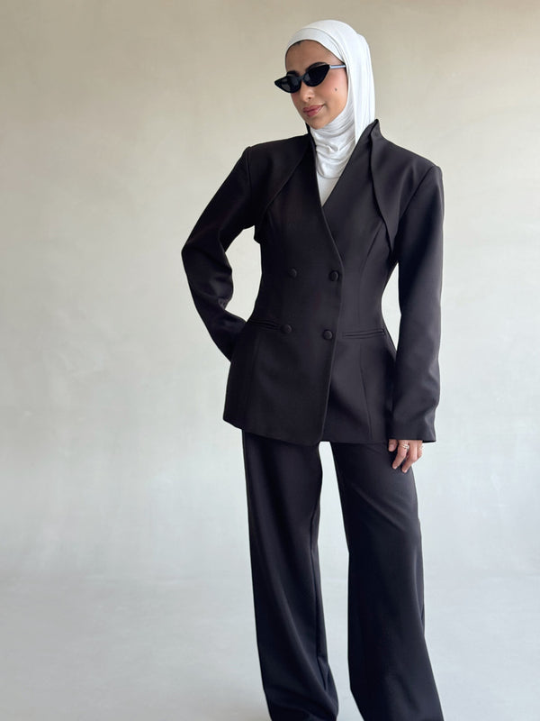 Drape Blazer Set