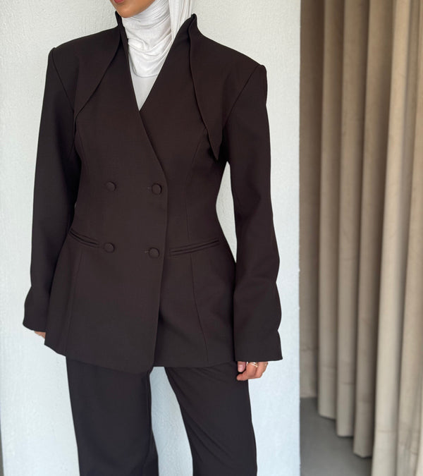 Drape Blazer Set
