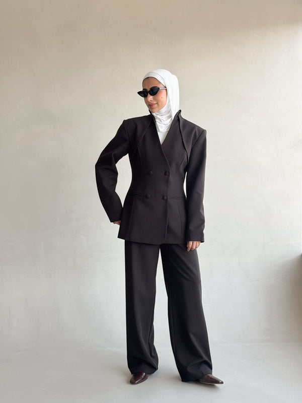 Drape Blazer Set