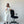 Straight Suit Coat Folded Half Skirt Setملابس كاملة / أطقم