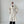 Belted Long Woolen Coat w/ Fur Cuffs