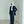2PC Elegant Suit w/ Black Lining Pants