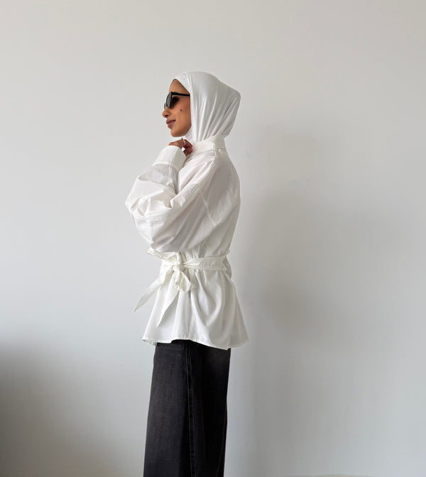 Side Big Tie Shirt