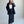 Office Lady Denim Blazer Skirt Setملابس كاملة / أطقم