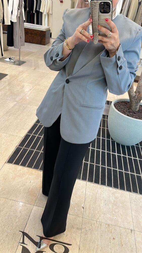 Wrinkled Breasted Blazer