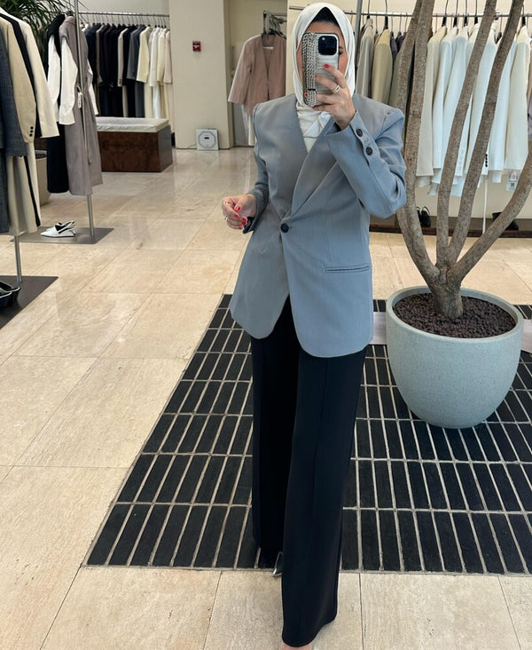 Wrinkled Breasted Blazer