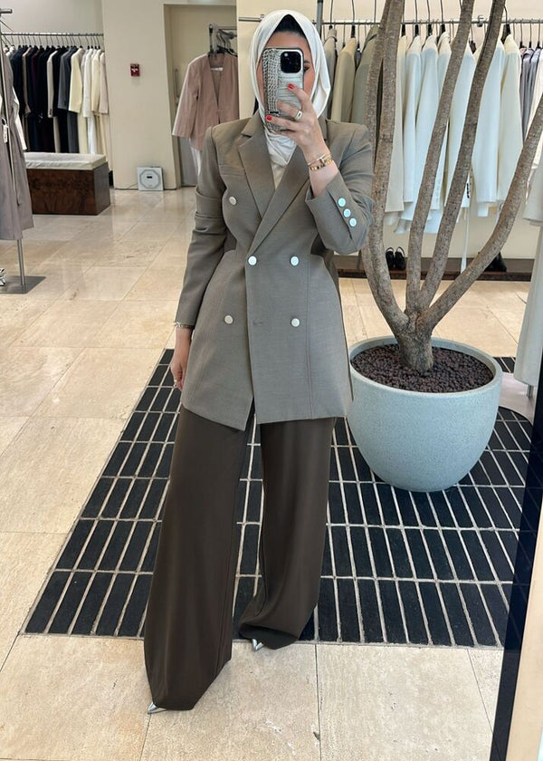 Side Panelled  Dual Color Suit