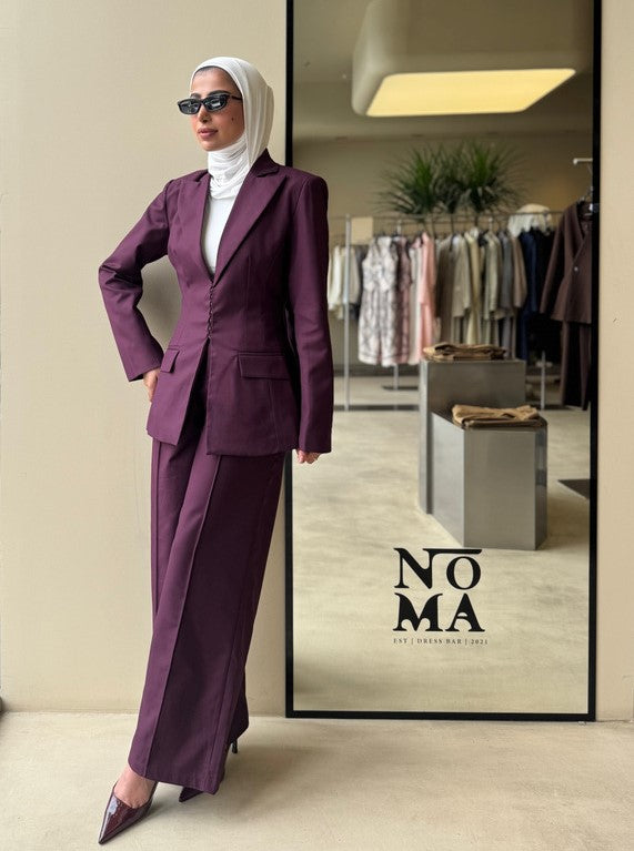 Dark Magenta Women's Suit