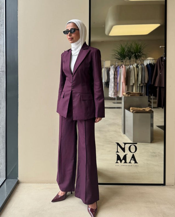 Dark Magenta Women's Suit