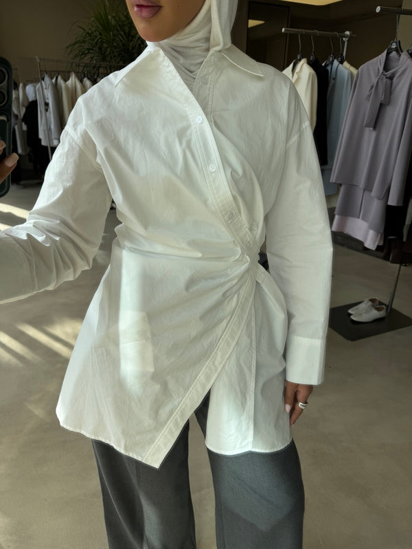 Poplin Waisted Shirt