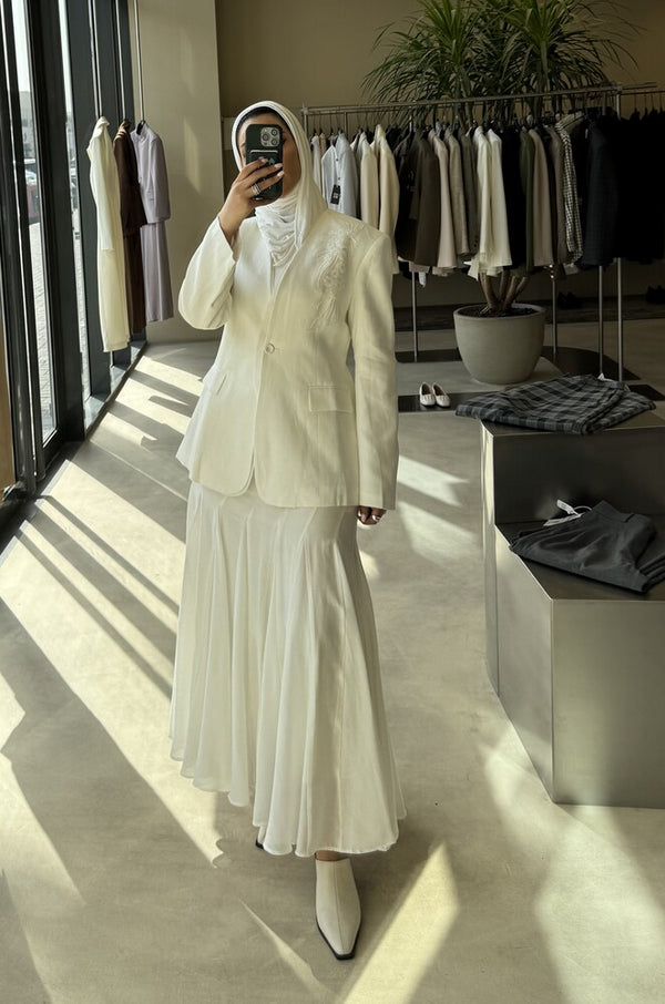 Minimalist Chic Skirt Suit