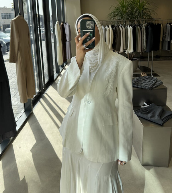 Minimalist Chic Skirt Suit