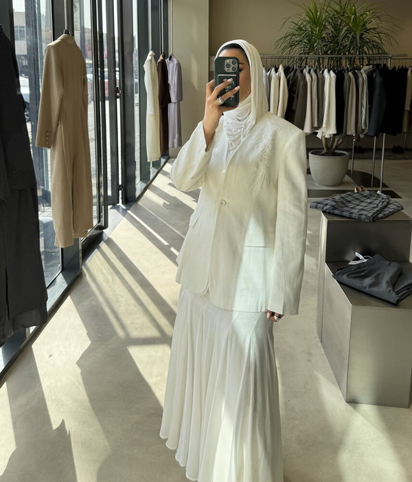 Minimalist Chic Skirt Suit
