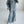 Streetwear Washed Denim Blazer Pants Setملابس كاملة / أطقم