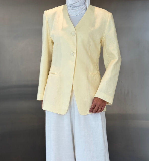 V-neck Blazer 2 Buttons