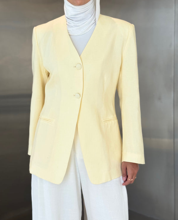 V-neck Blazer 2 Buttons