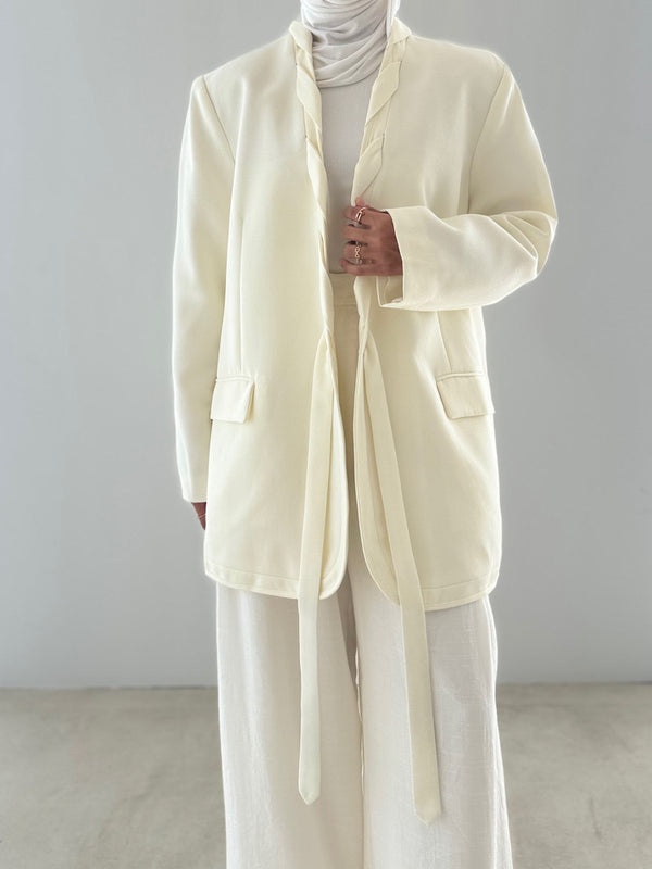 Interlaced Blazer 2PC Set