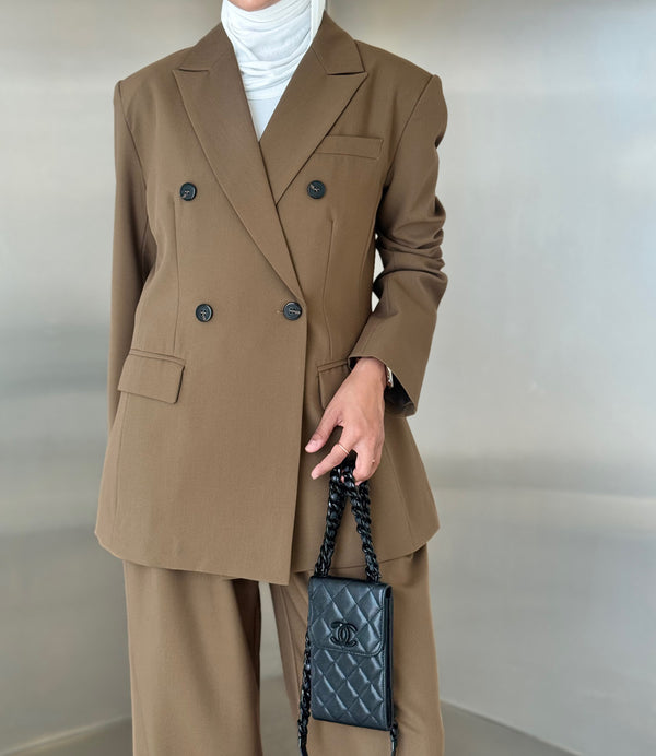 4 Buttons Tailored 2PC Set