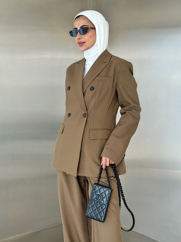 4 Buttons Tailored 2PC Set