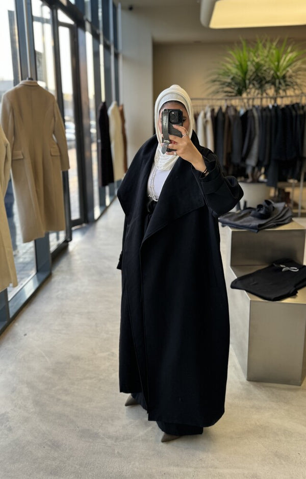 Big Collar Coat Pants Set