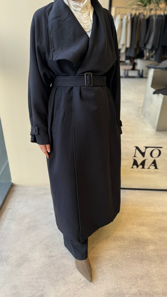 Big Collar Coat Pants Set