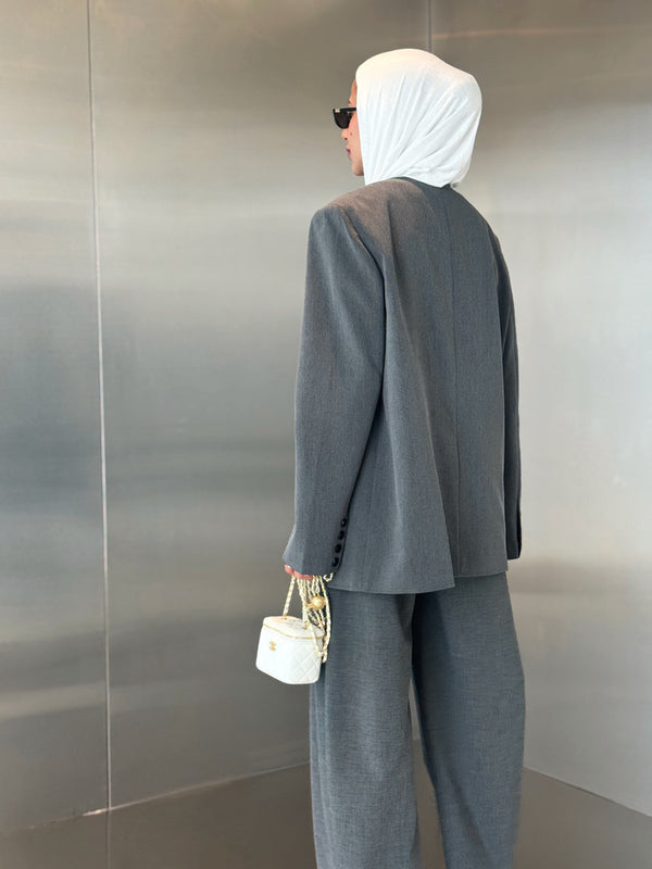 Minimalist One Button Suit