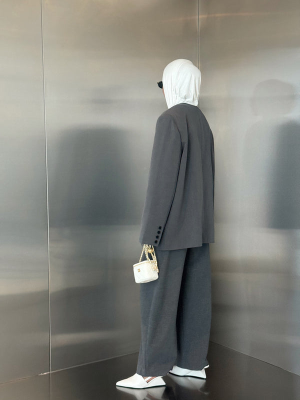 Minimalist One Button Suit