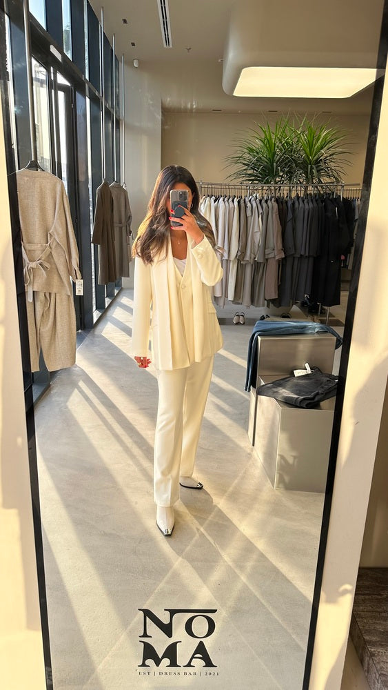Scarf Blazer Set