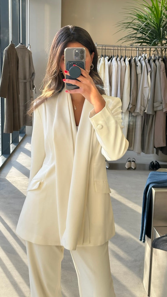 Scarf Blazer Set