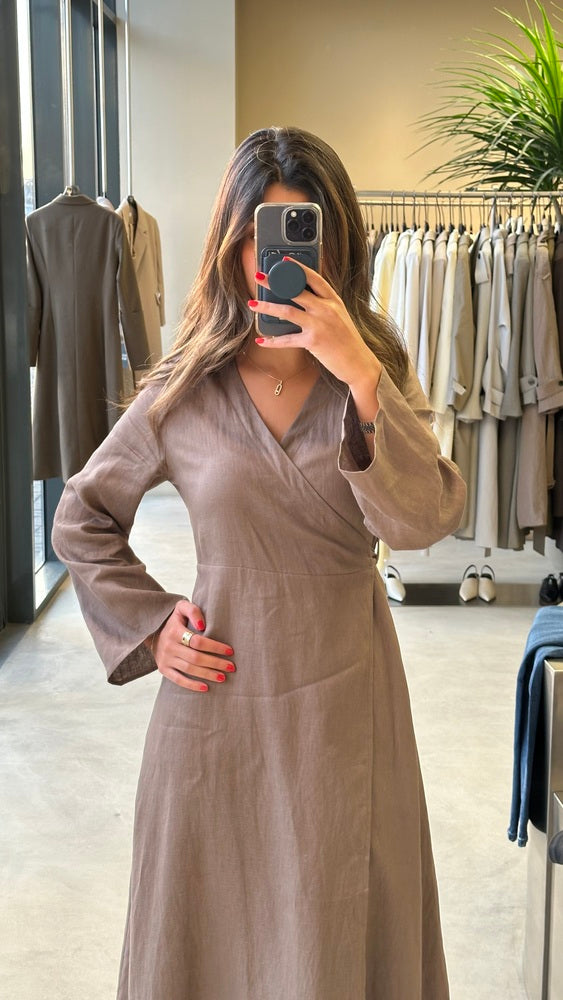 Linen Belted Dress