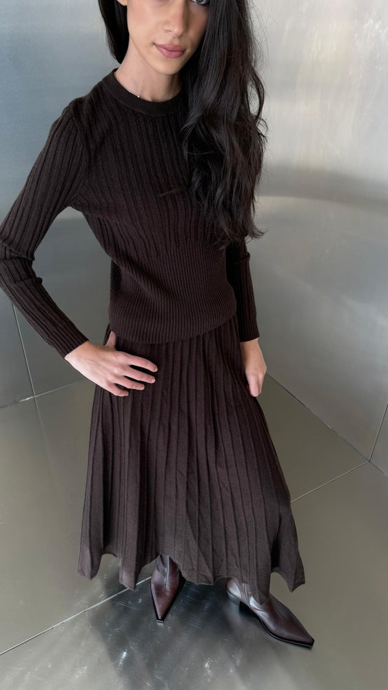 Knit Co-ord Skirt Set