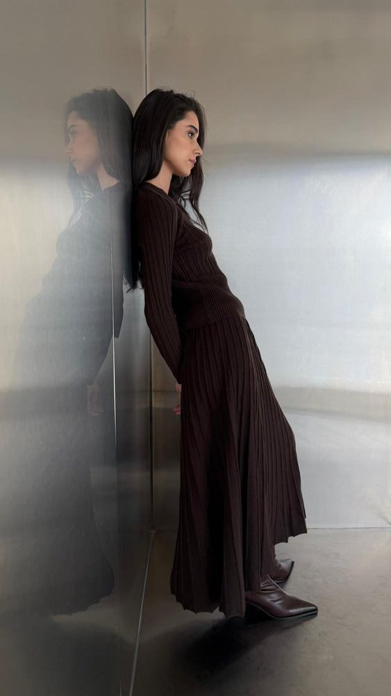 Knit Co-ord Skirt Set