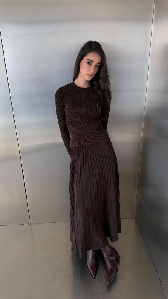 Knit Co-ord Skirt Set