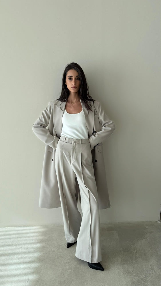 Double-breasted Elegant Long Suit