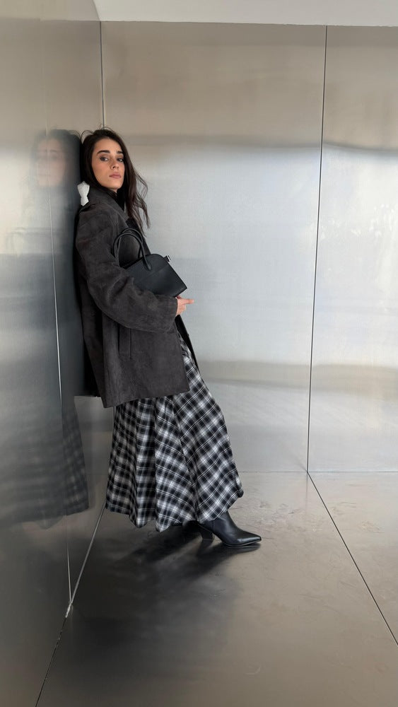 Oversized Suede Jacket