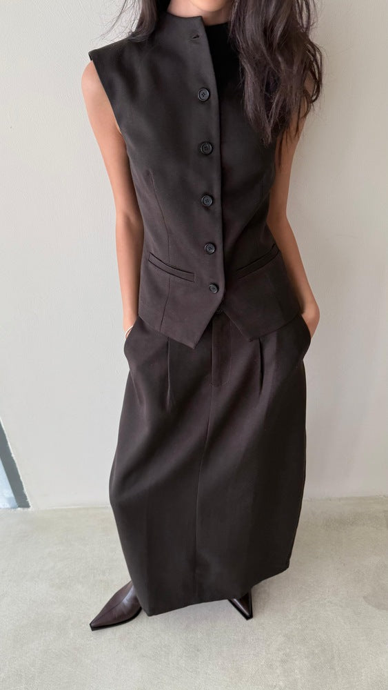 3PC Blazer-Vest-Skirt Set