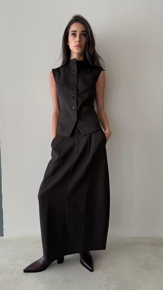 3PC Blazer-Vest-Skirt Set