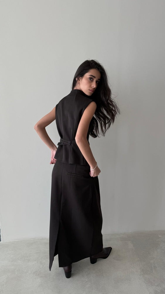 3PC Blazer-Vest-Skirt Set