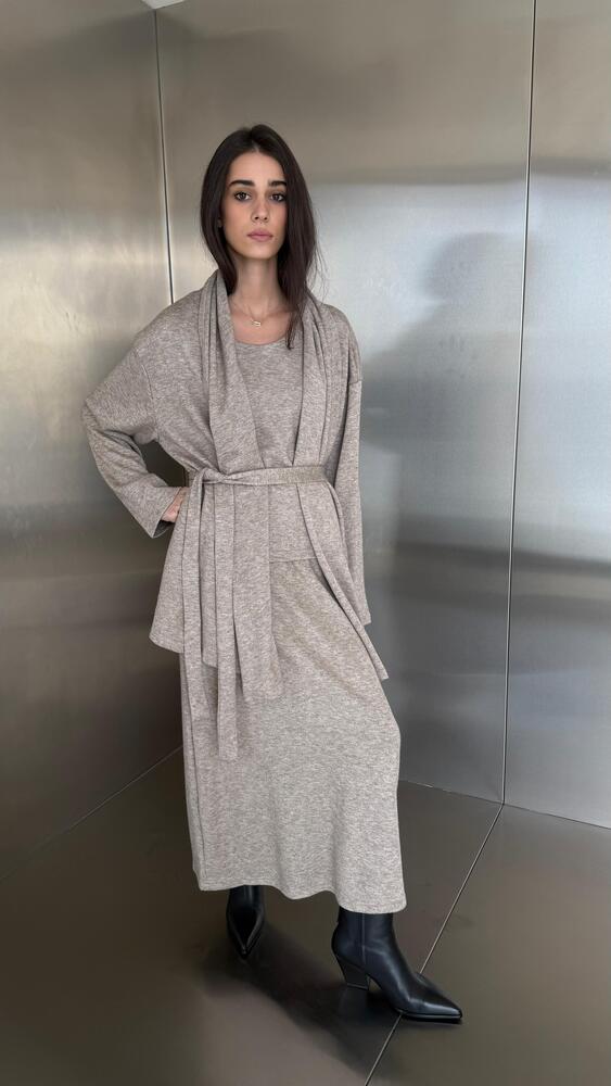 3PC Casual Tank Top Skirt Set