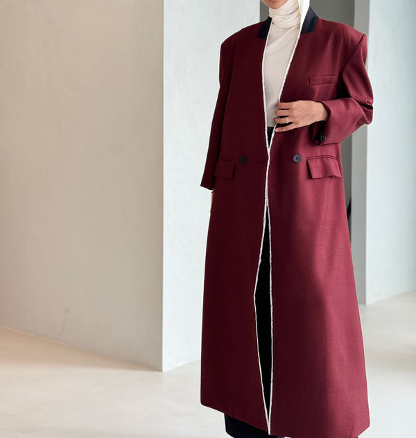 High End Tassel Design Trench For Women بليزر