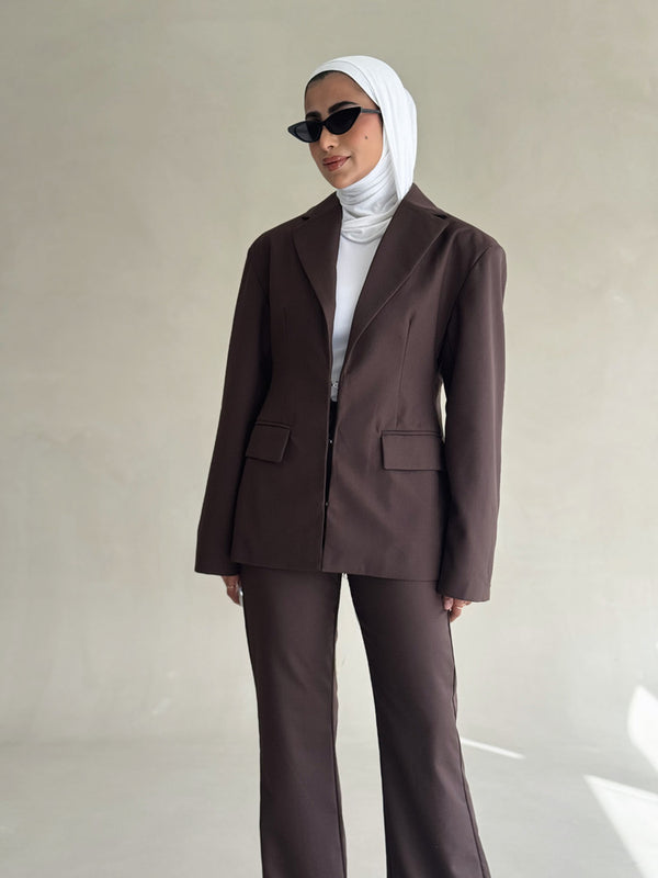Drawstring Women Suit