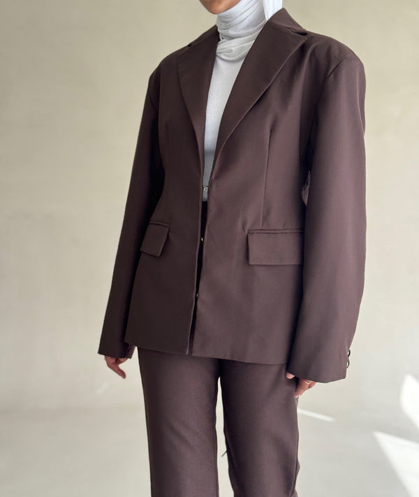 Drawstring Women Suit