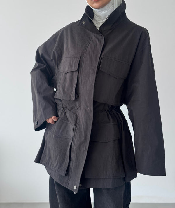 Front Utility Pockets Jacket