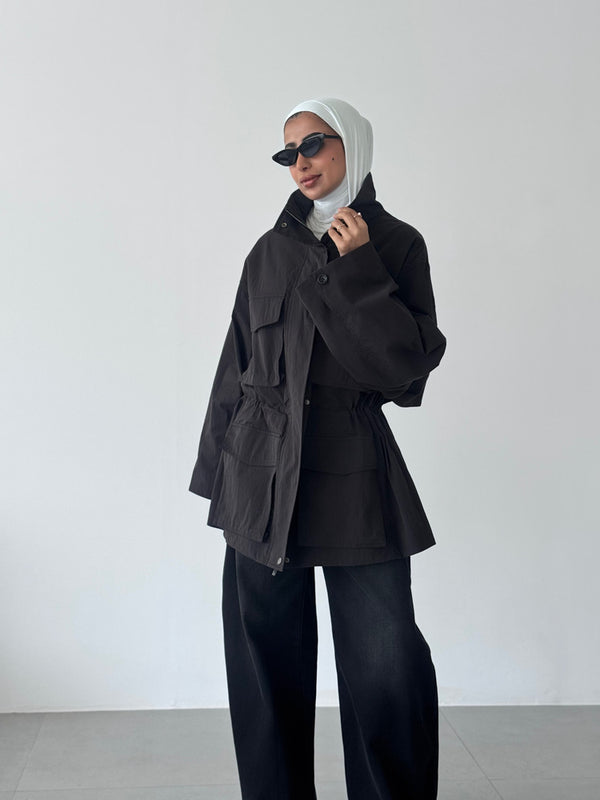 Front Utility Pockets Jacket